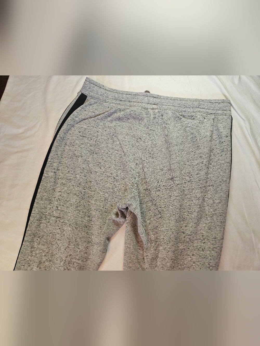 Victorias Secret Pink Womens Gray And Black Pull On Jogger Sweatpants Size Large - Picture 15 of 15